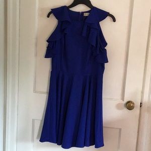 altar’d state blue ruffle dress, size large